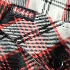 Klock Werks x DIXXON Flannel Co. 25th Anniversary Red Black White Plaid Mens 5XL